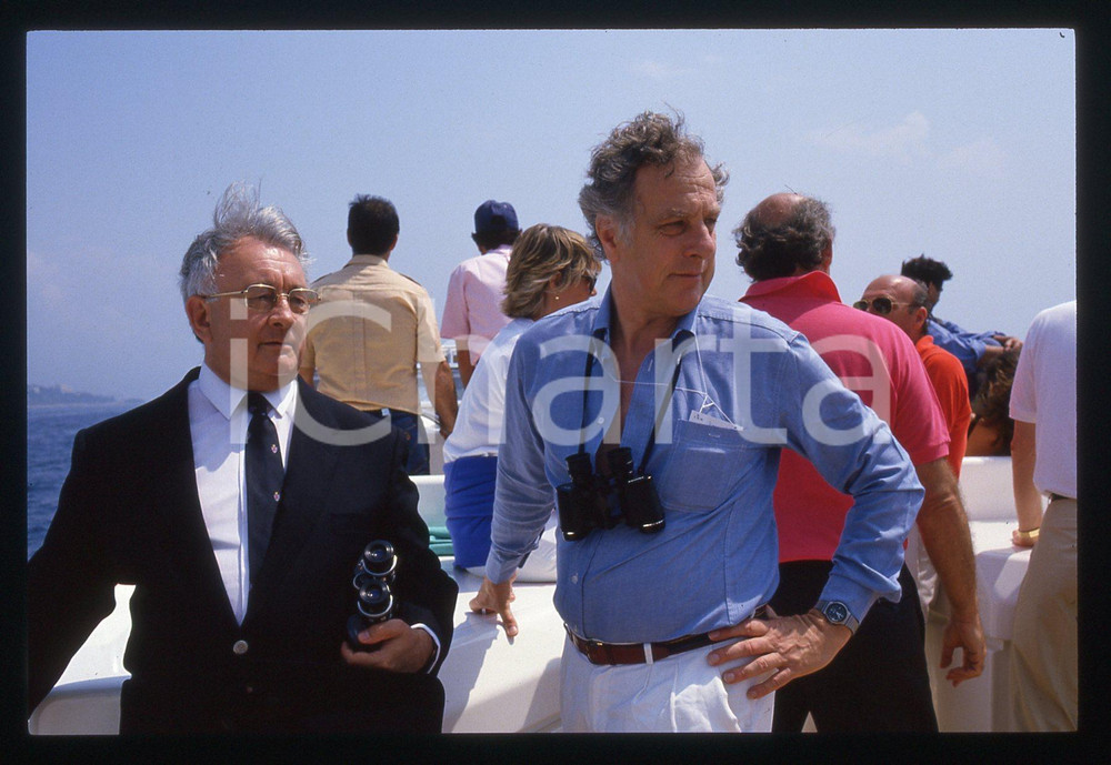 35mm vintage slide* 1985 ca MONTECARLO Cesare FIORIO ministro EON FORMULA 1 (2)