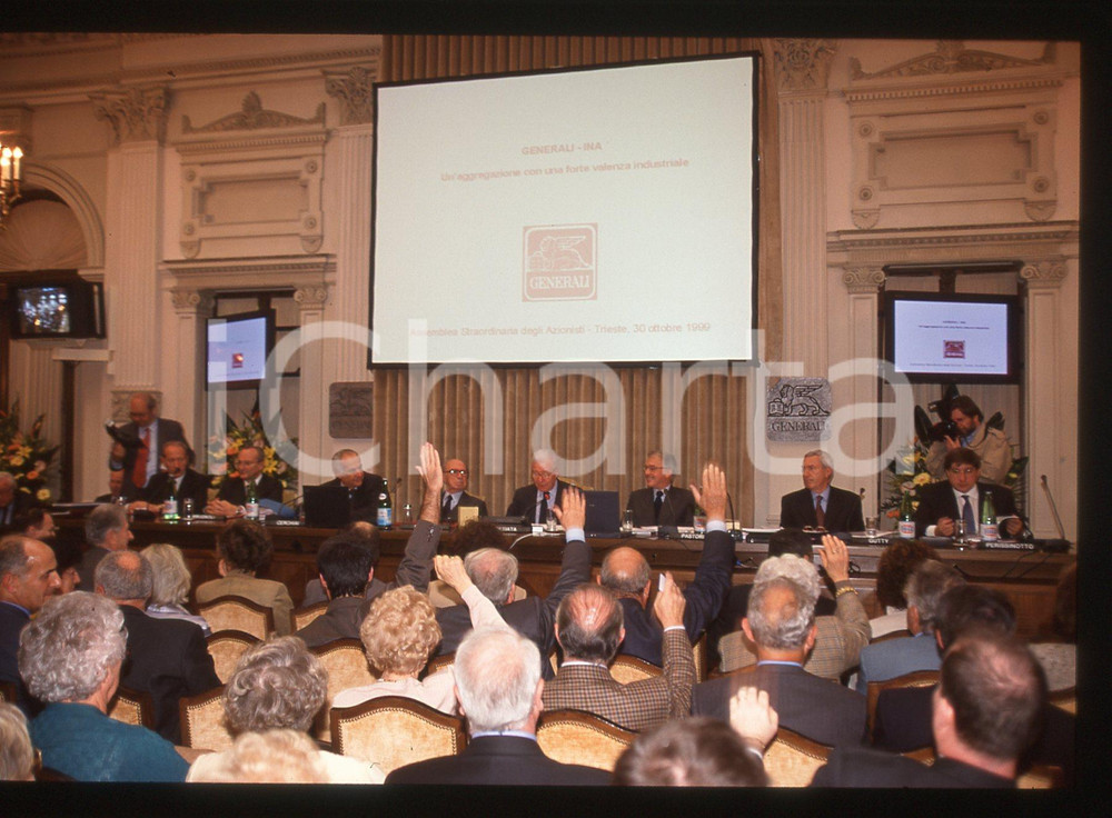 35mm vintage slide* 1999 TRIESTE - ASSICURAZIONI GENERALI Assemblea azionisti 1