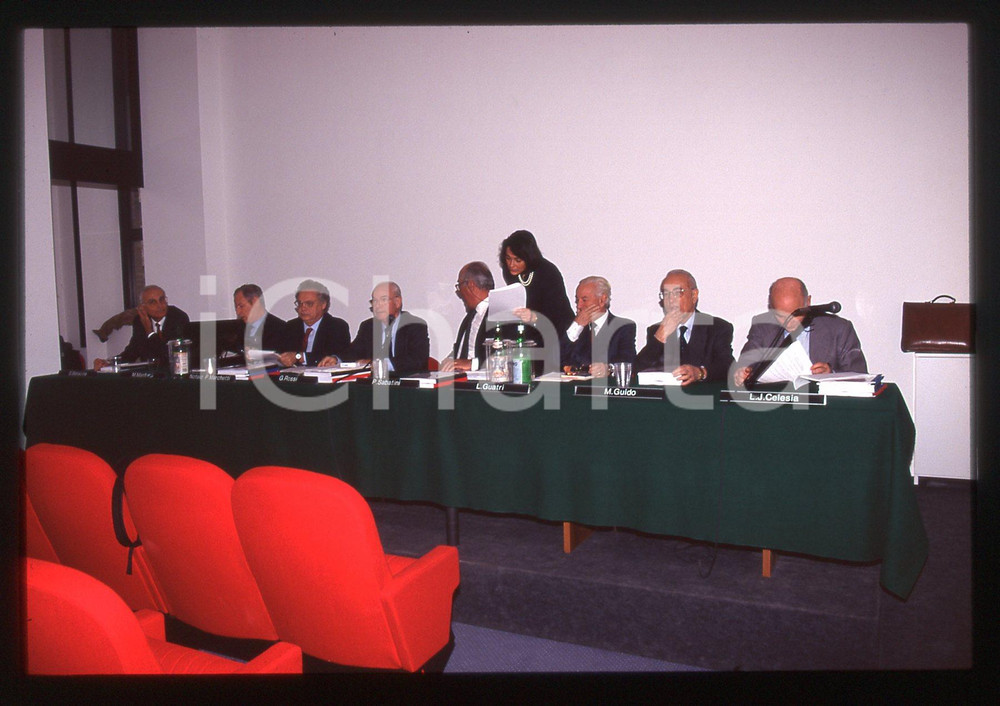 35mm vintage slide* 1995 ca MILANO - GEMINA Assemblea dei soci azionisti (1)