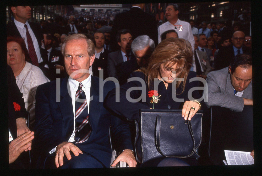 35mm vintage slide* 1989 MILANO Nicola e Maria Luisa TRUSSARDI (3)