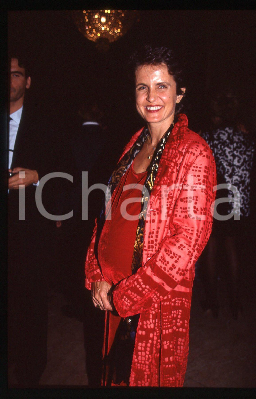 35mm vintage slide* 1990 ca MODA Marina SPADAFORA Ritratto della stilista