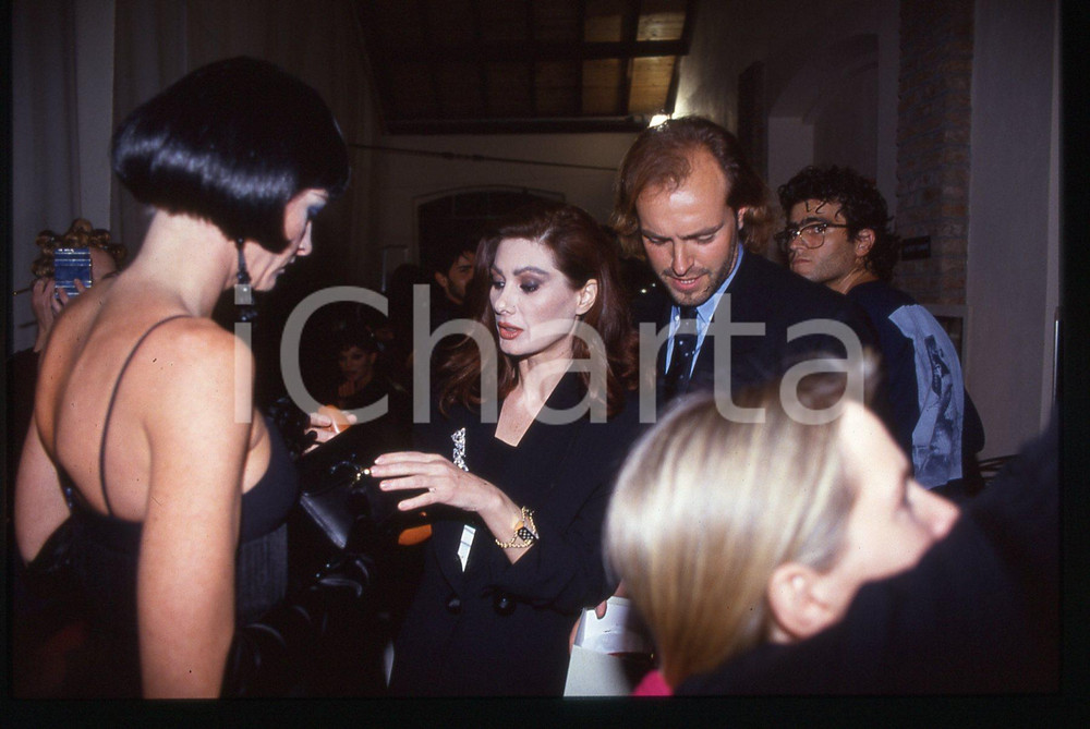 35mm vintage slide* 1993 MODA Edwige FENECH Collezione autunno-inverno (38)