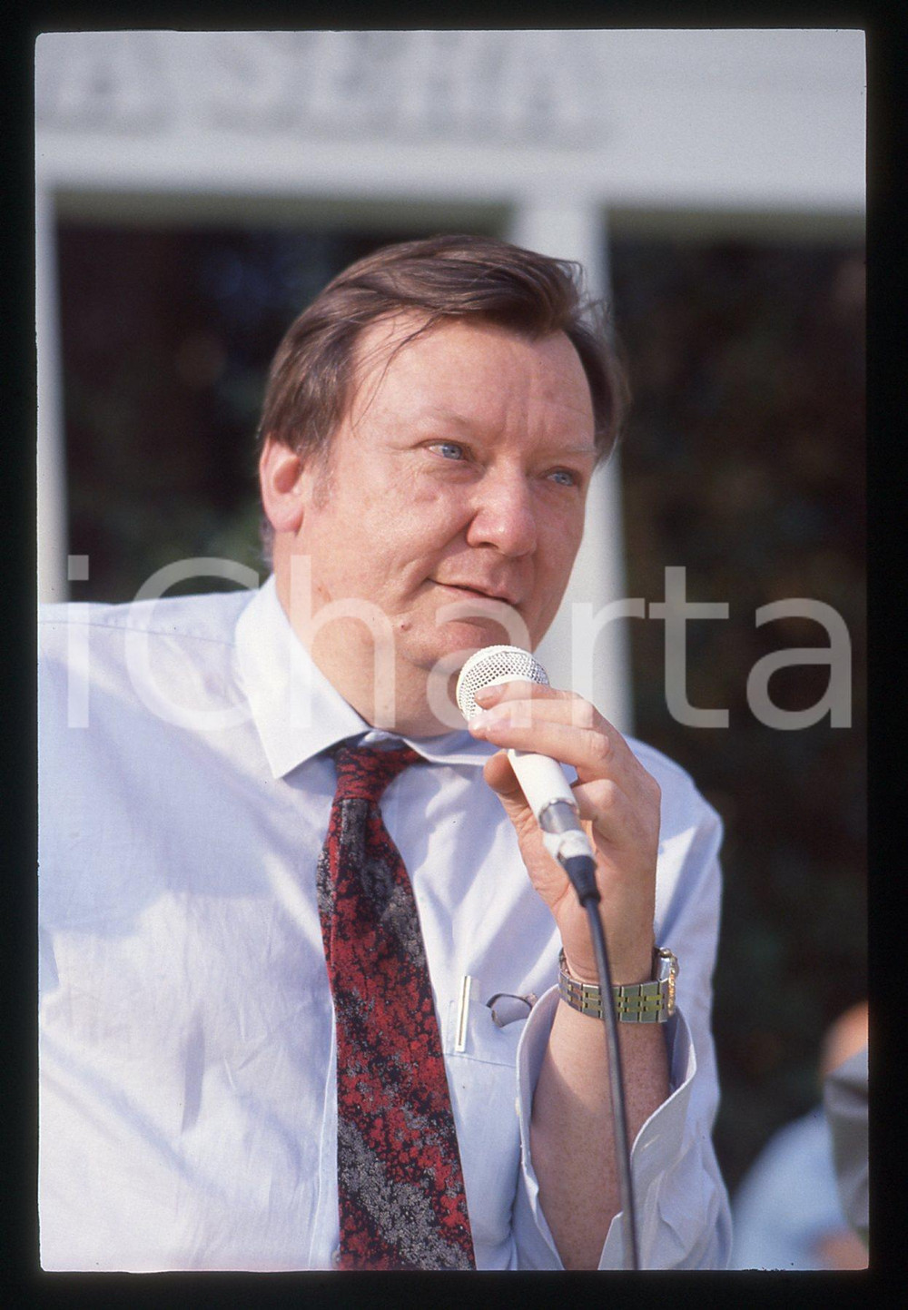 35mm vintage slide* 1985 ca MILANO Carlo RUBBIA convegno Corriere della Sera (5)