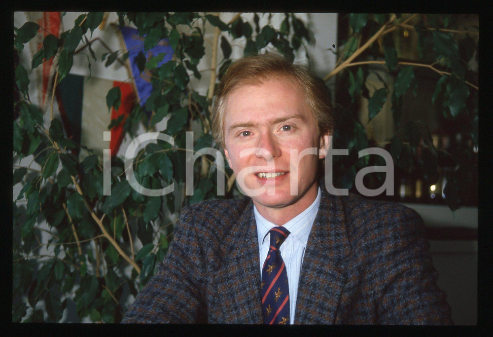 35mm vintage slide* 1989 MILANO Roberto CHEVALIER Ritratto Terrazza Martini (11)