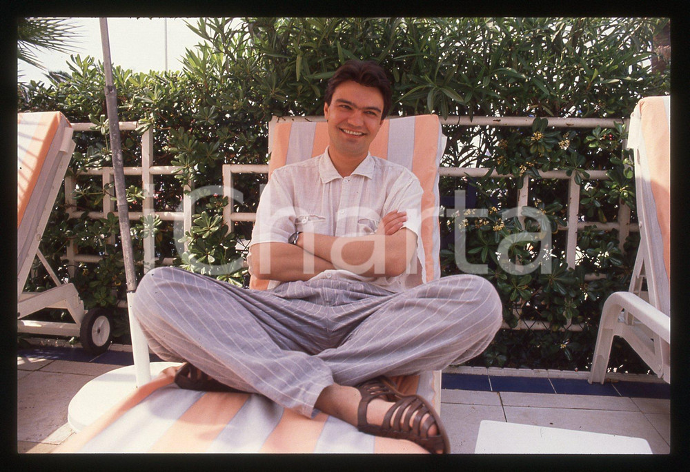 35mm vintage slide* 1990 CANNES Vasili PICHUL Ritratto del regista (3)