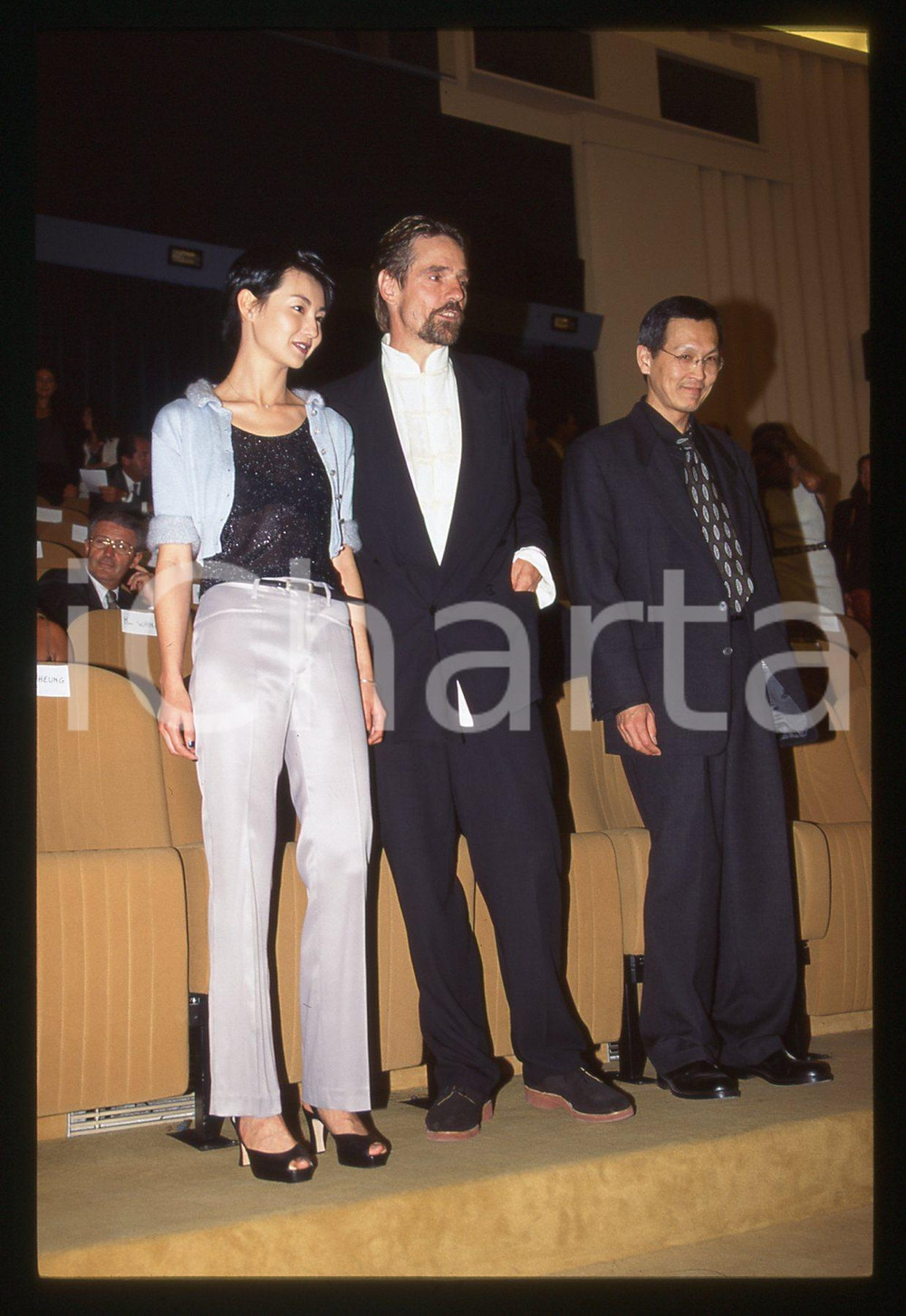 35mm vintage slide* 1997 MOSTRA DI VENEZIA Maggie CHEUNG Jeremy IRONS Ritratto 3
