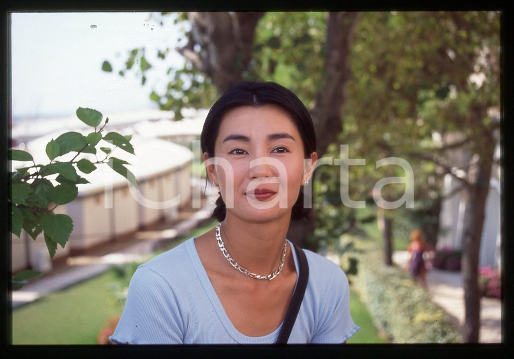 35mm vintage slide* 1995 ca VENEZIA Maggie CHEUNG Ritratto dell'attrice (1)