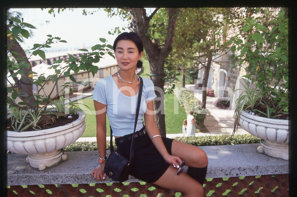35mm vintage slide* 1995 ca VENEZIA Maggie CHEUNG Ritratto dell'attrice (2)