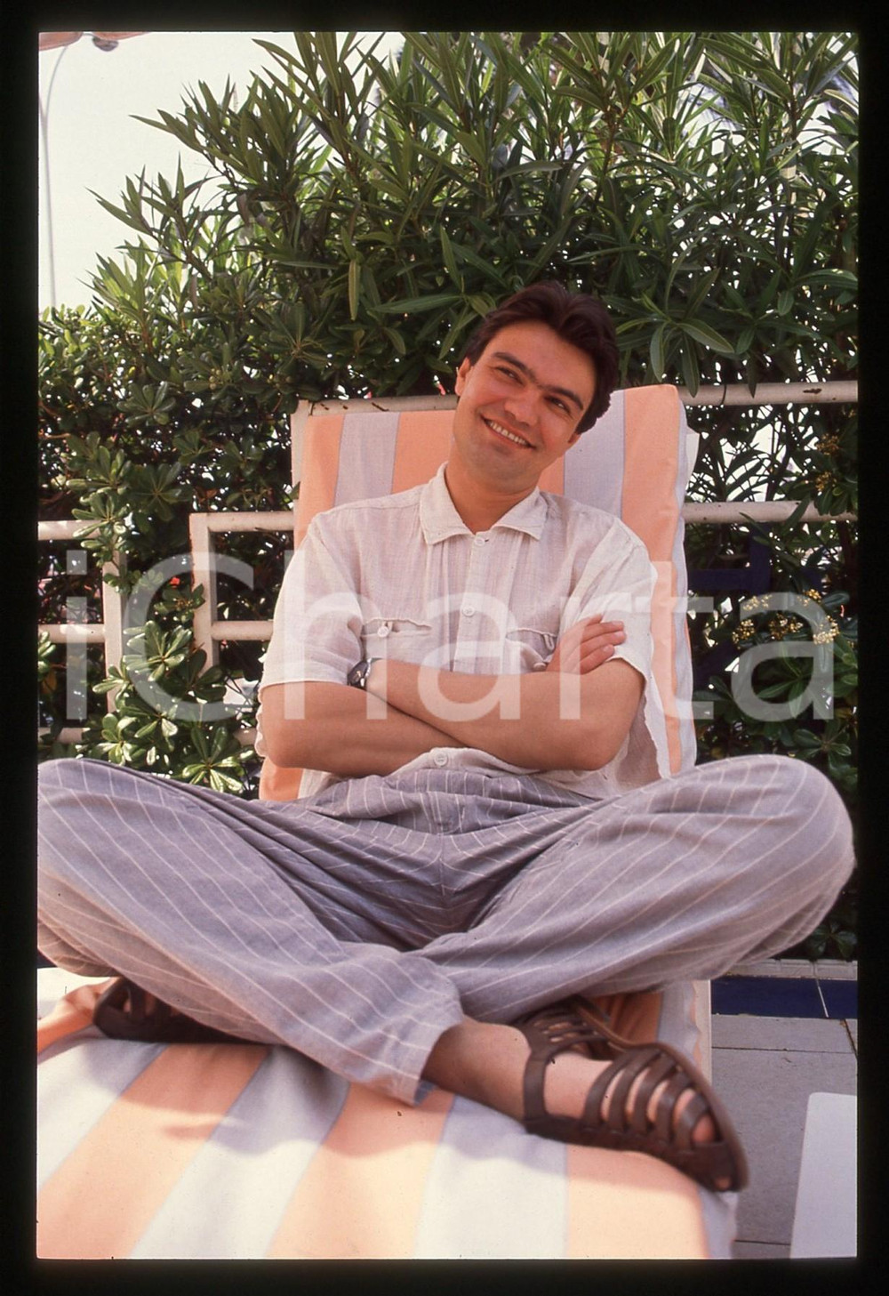 35mm vintage slide* 1990 CANNES Vasili PICHUL Ritratto del regista (2)