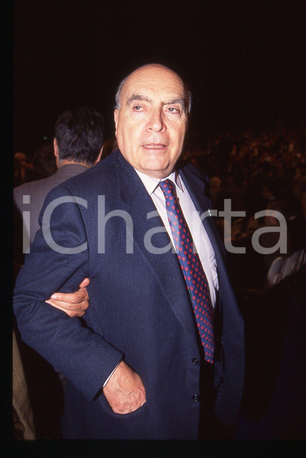 35mm vintage slide* 1985 ca ITALIA Giampiero ORSELLO Ritratto a un evento (4)