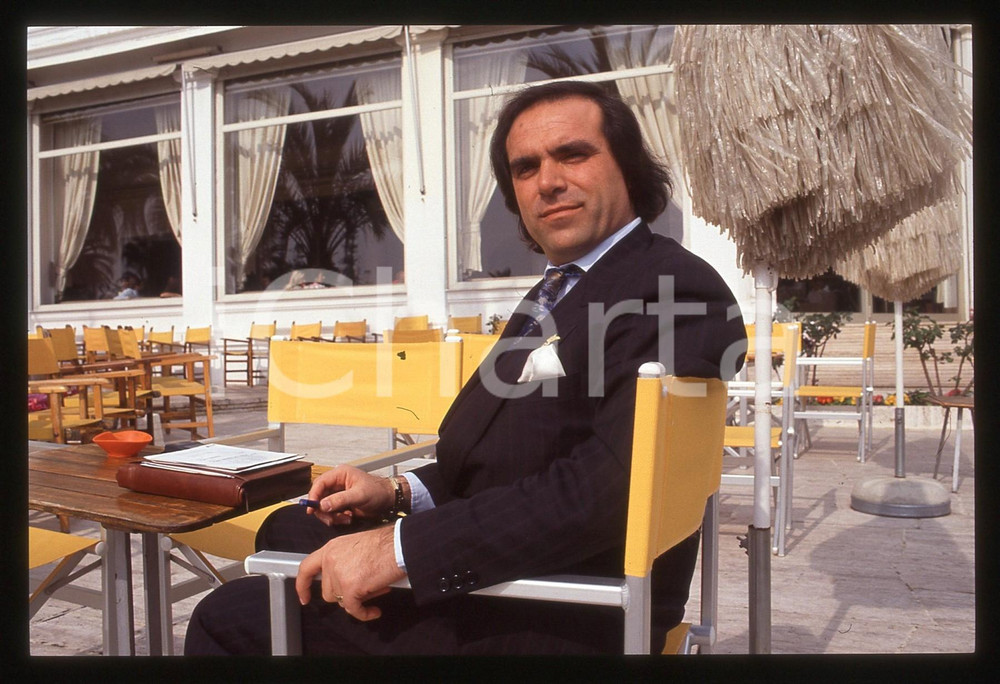 35mm vintage slide* 1985ca Tony GALLO pioniere trapianto tricologico -ritratto 1