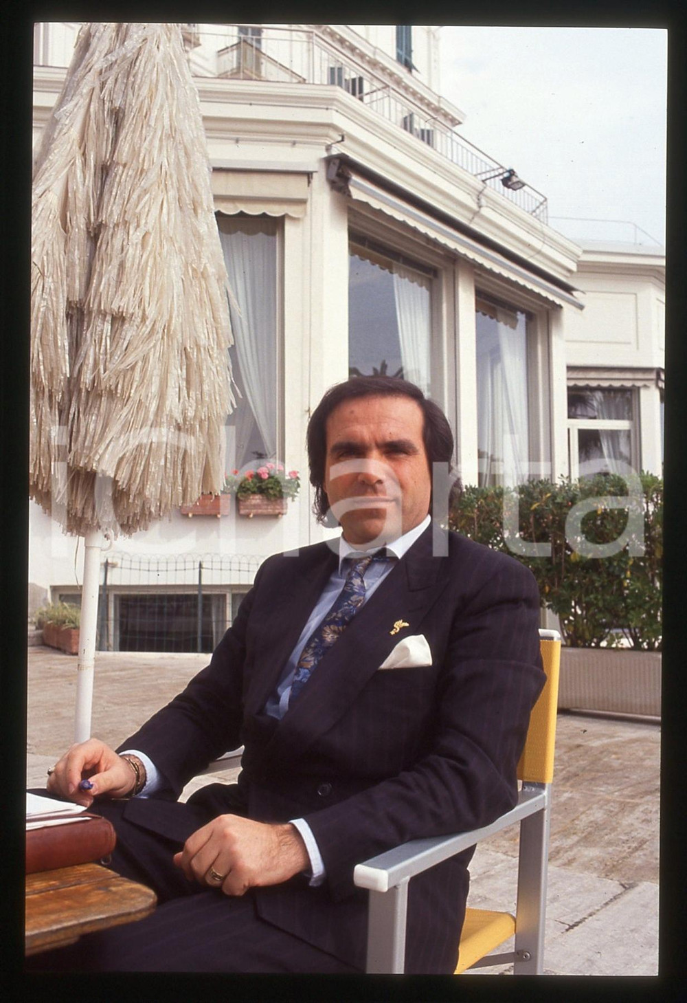 35mm vintage slide* 1985ca Tony GALLO pioniere trapianto tricologico -ritratto 6