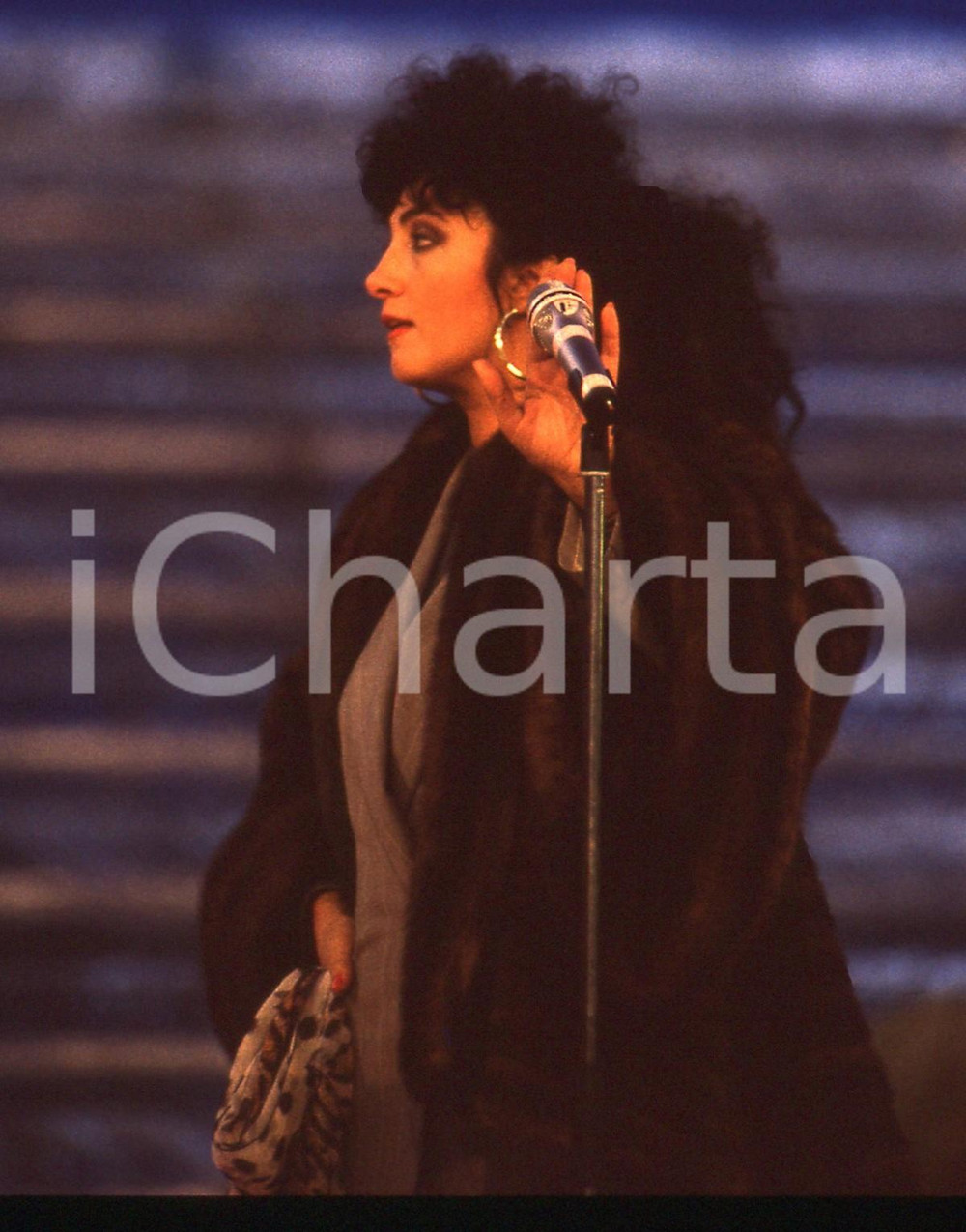 35mm vintage slide* 1990 FESTIVAL DI SANREMO Marcella BELLA Ritratto (1)