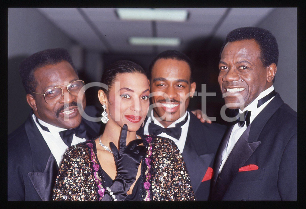 35mm vintage slide* 1991 TELEMIKE - THE PLATTERS backstage (7)