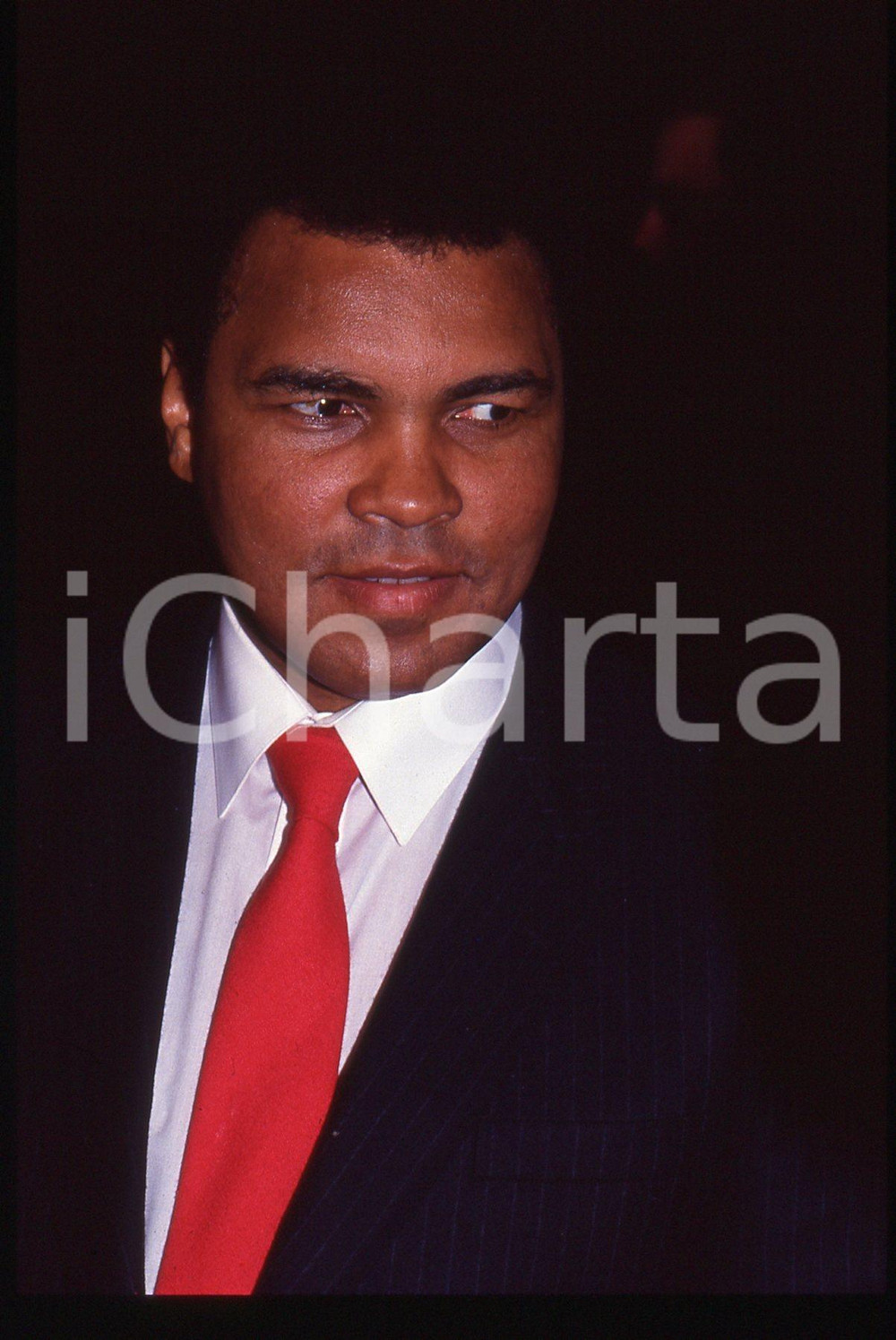 35mm vintage slide* 1990ca COSTUME Cassius CLAY Muhammad ALI portrait (1)