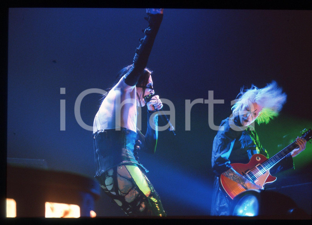 35mm vintage slide* 2001 MILANO Marilyn MANSON Guns, God and Government tour 1