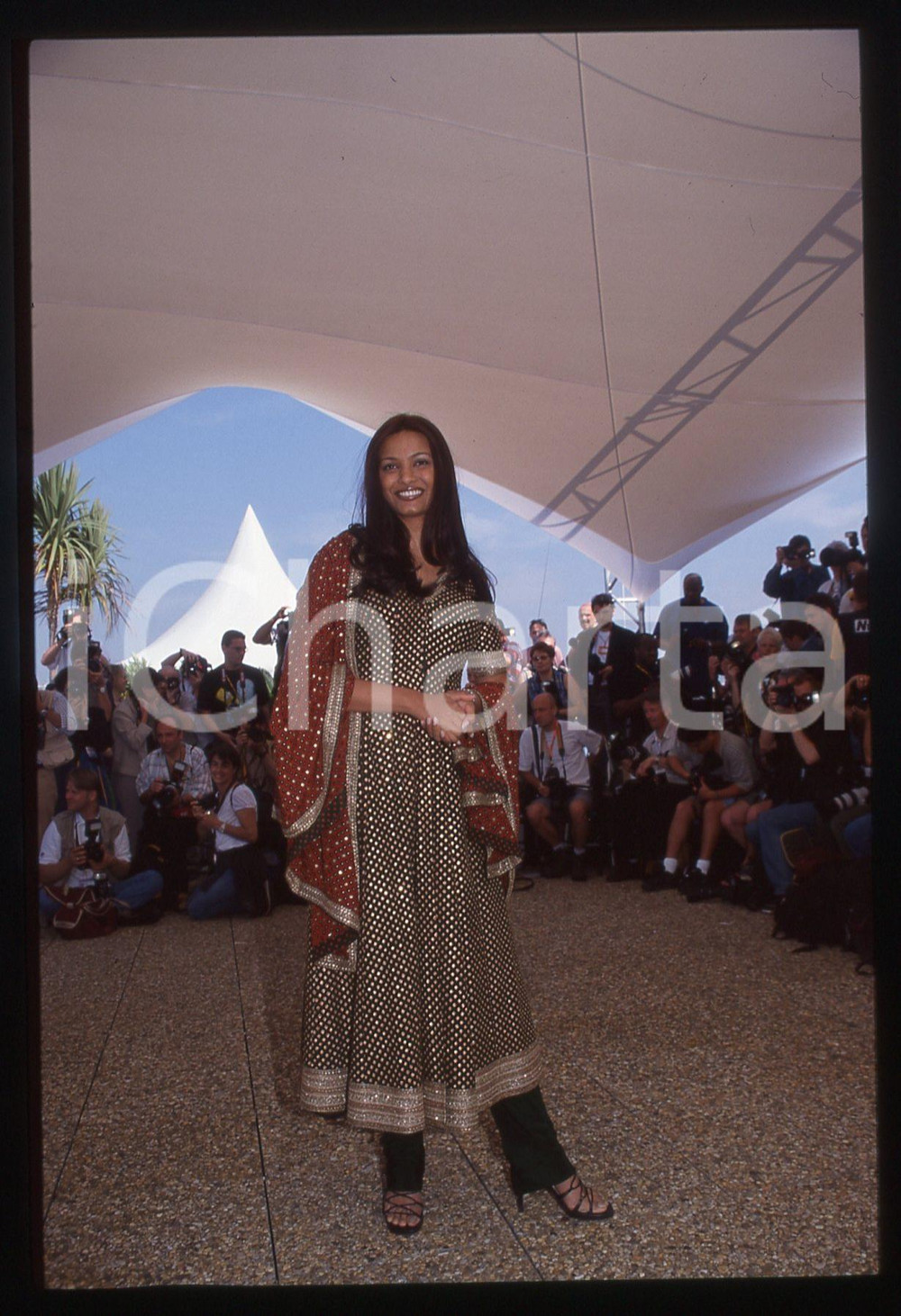 35mm vintage slide* 1999 FESTIVAL DI CANNES Diana HAYDEN Ritratto (1)