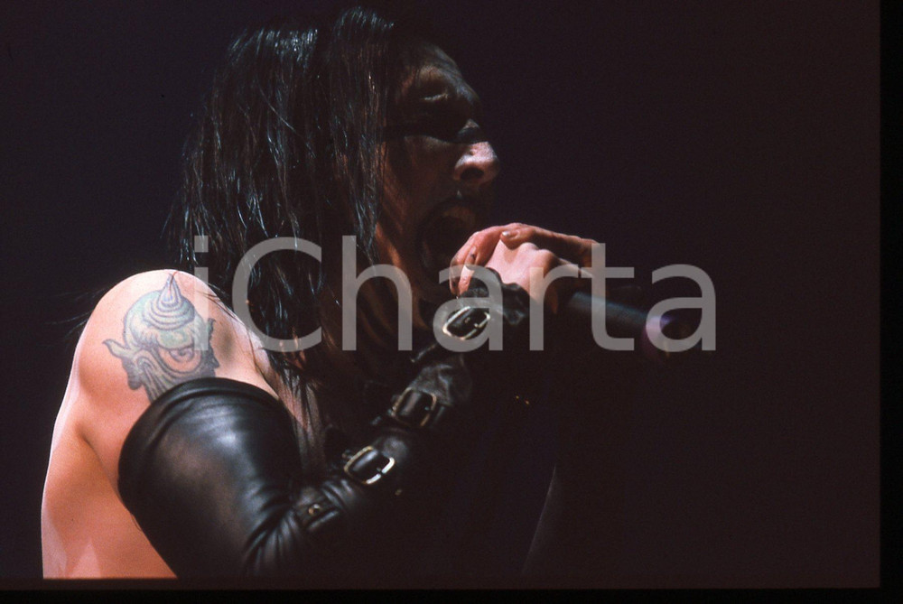 35mm vintage slide* 2001 MILANO Marilyn MANSON Guns, God and Government tour 2