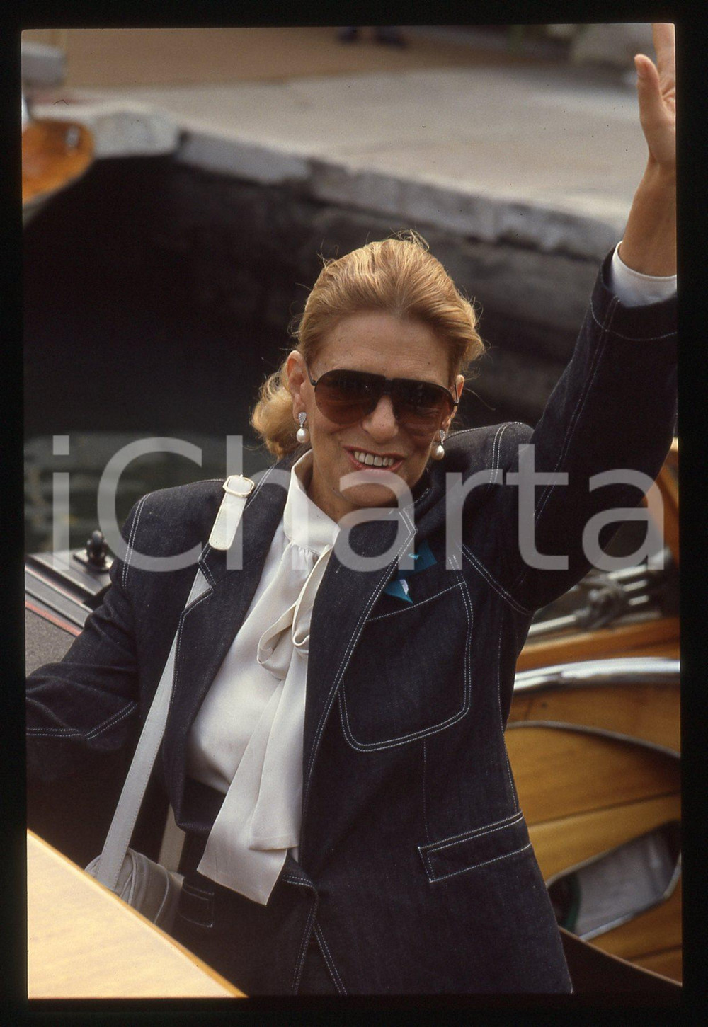 35mm vintage slide* 1980ca VENEZIA - COSTUME Melina MERCOURI ritratto (3)