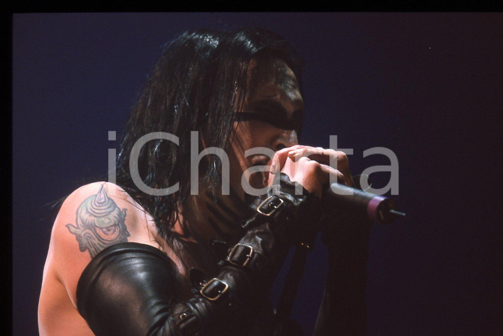 35mm vintage slide* 2001 MILANO Marilyn MANSON Guns, God and Government tour 10