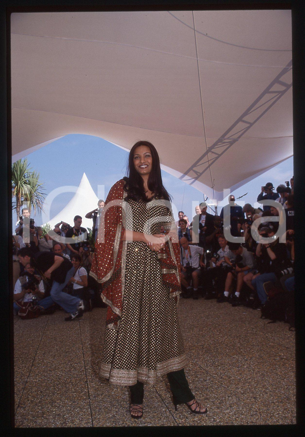35mm vintage slide* 1999 FESTIVAL DI CANNES Diana HAYDEN Ritratto (3)