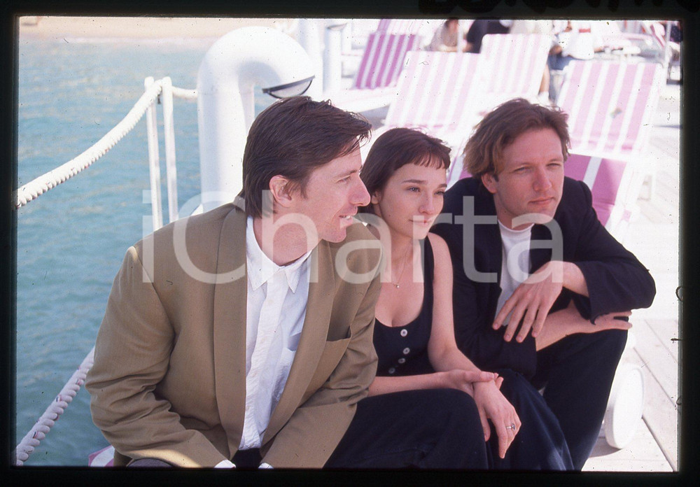 35mm vintage slide* 1994 CANNES Hal HARTLEY Martin DONOVAN Elina LOWENSOHN (4)