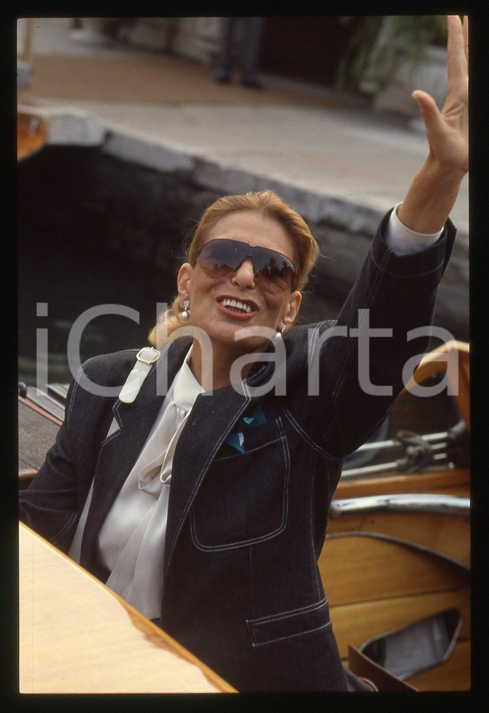 35mm vintage slide* 1980ca VENEZIA - COSTUME Melina MERCOURI ritratto (6)