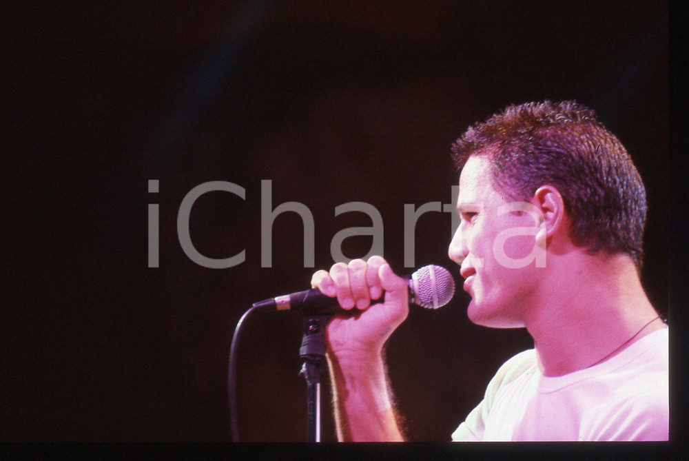 35mm vintage slide* 1989 DISCORING - NOISEWORKS Jon STEVENS Esibizione (3)