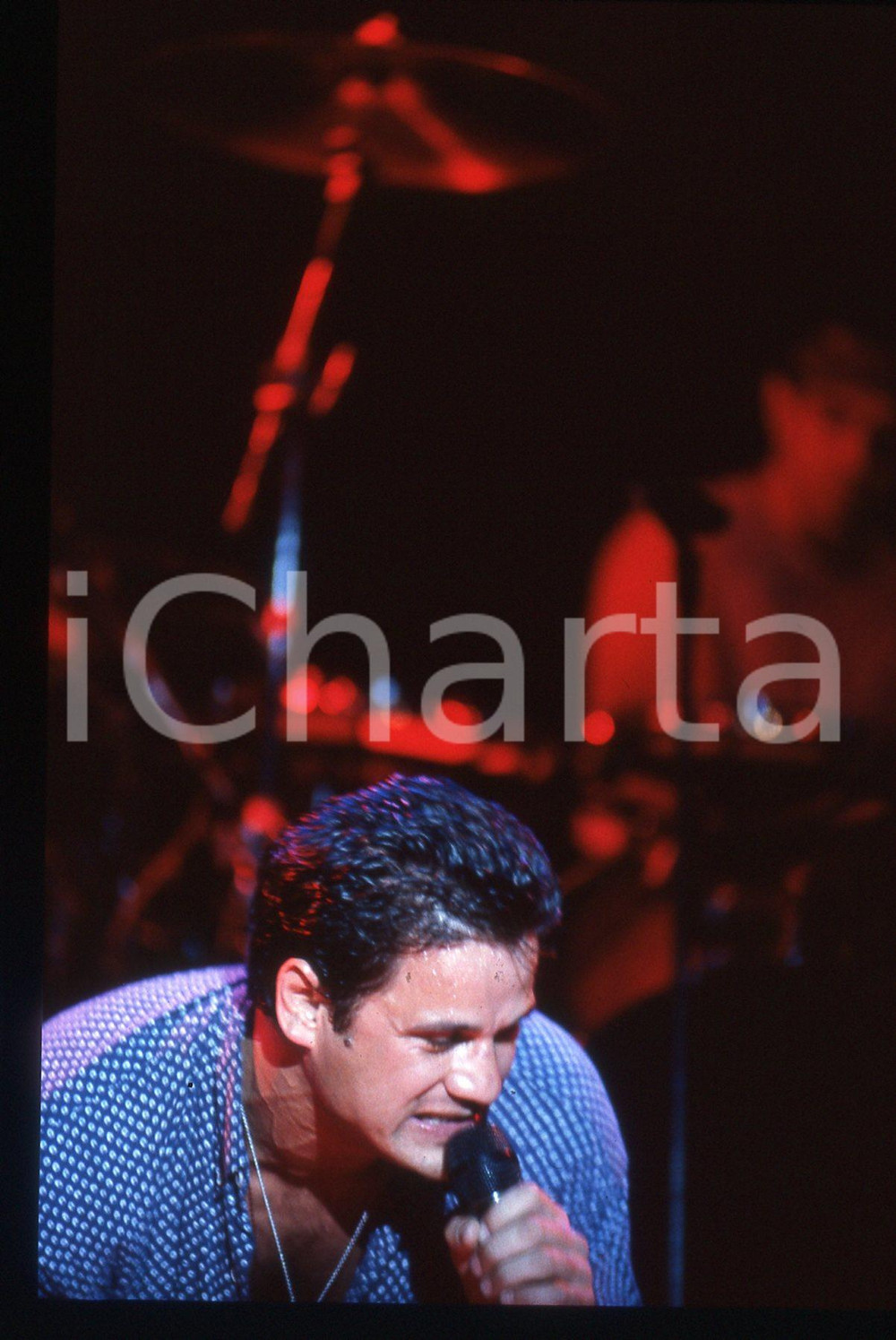 35mm vintage slide* 1990ca ITALIA - MUSICA - NOISEWORKS Jon STEVENS Esibizione 2