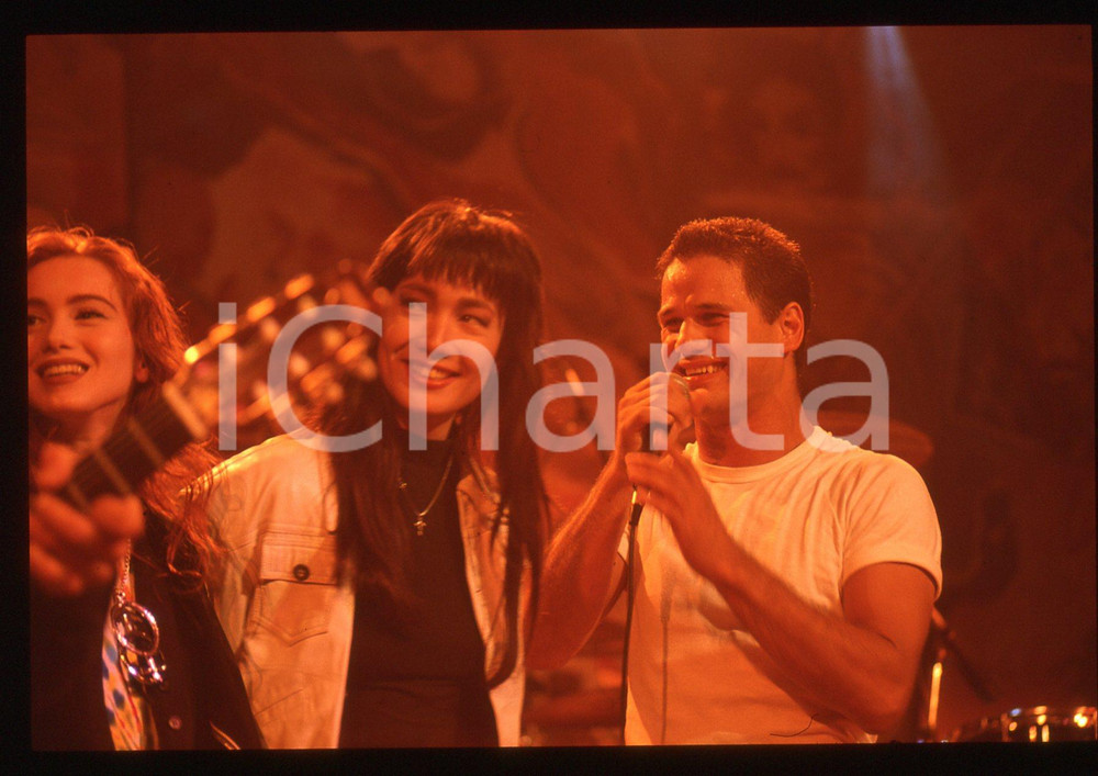 35mm vintage slide* 1989 DISCORING - NOISEWORKS Jon STEVENS Kay RUSH (5)