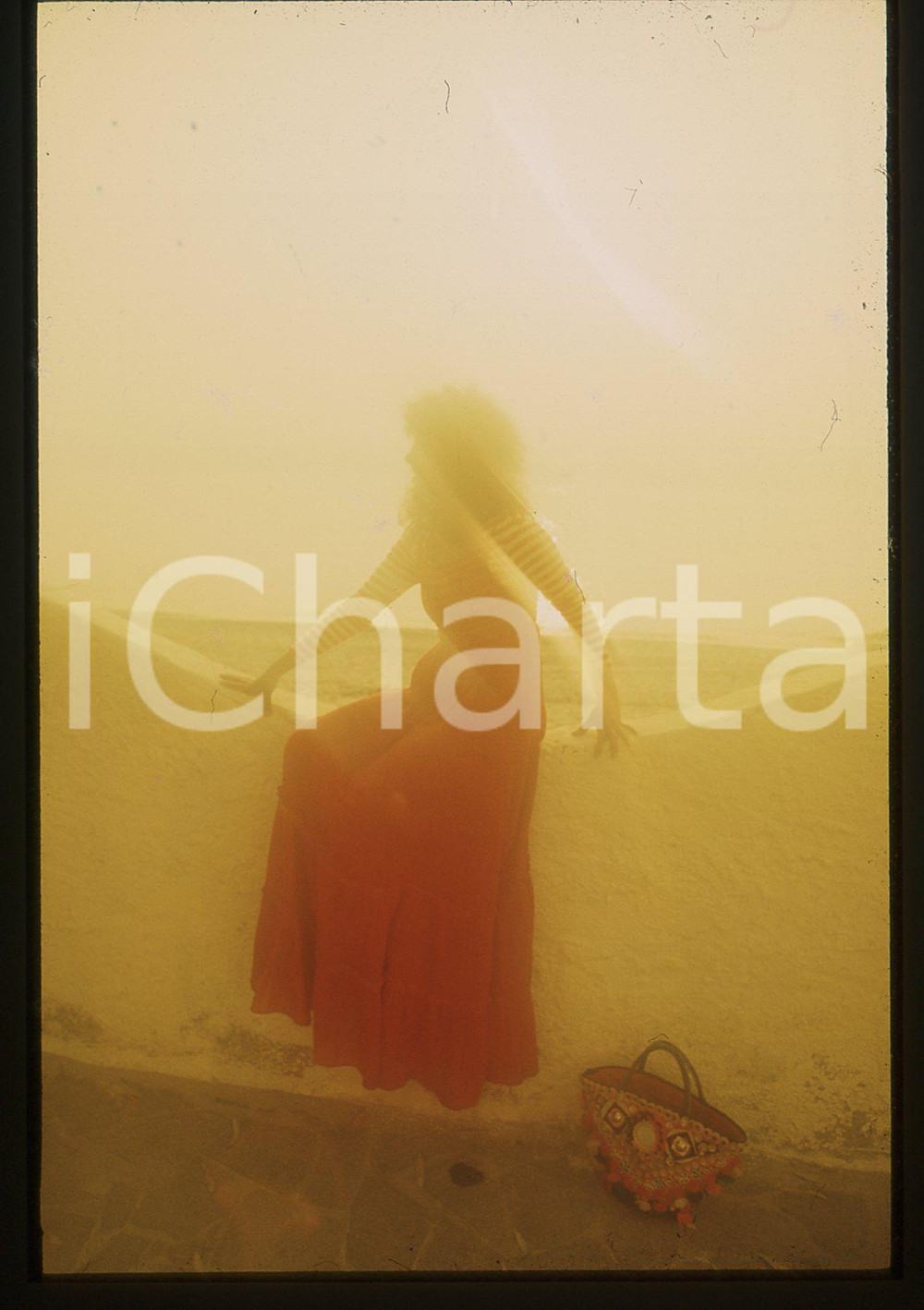 35mm vintage slide* 1970 ca CATANIA (?) Marcella BELLA Ritratto artistico