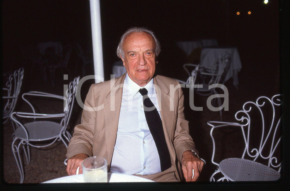 35mm vintage slide* 1985 ca VENEZIA (?) Ruggero ORLANDO Ritratto (2)