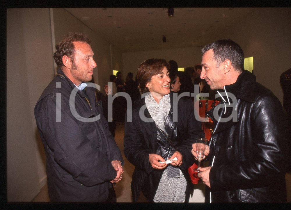 Fotografia d epoca originale 35mm vintage slide 2000 ca RADIO Daria BIGNARDI LINUS Pasquale DI MOLFETTA 3 1