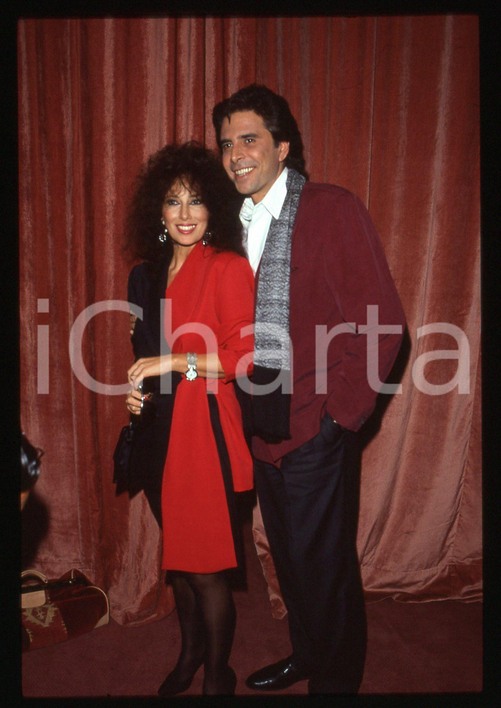 35mm vintage slide* 1991 MILANO TELEGATTI Luisa KULIOK Jorge MARTINEZ Ritratto 2