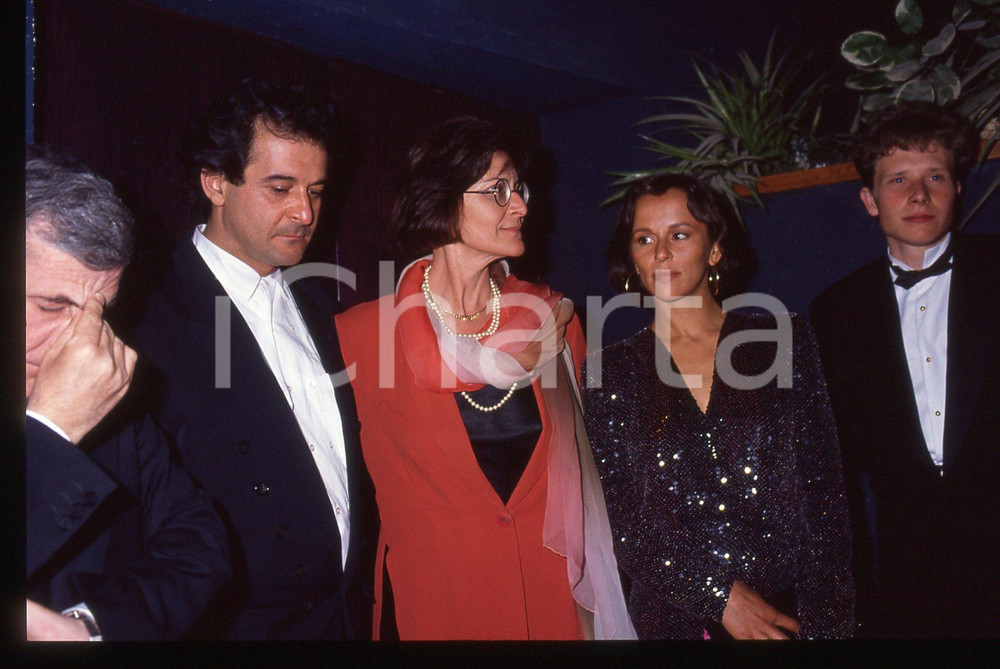 35mm vintage slide* 1991 CANNES Christine BOISSON Ennio FANTASTICHINI (3) 