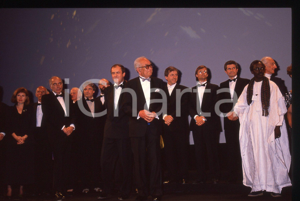 35mm vintage slide* 1990 FESTIVAL DI CANNES Akira KUROSAWA Bernardo BERTOLUCCI 9