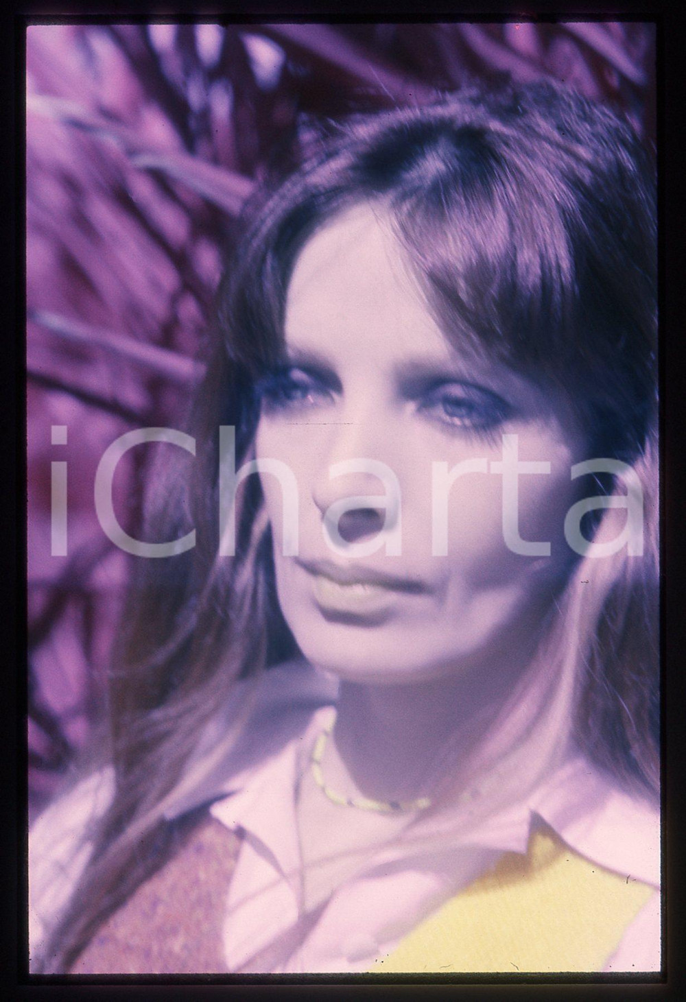35mm vintage slide* 1975 ca MUSICA Marie LAFORÊT Ritratto della cantante (5)
