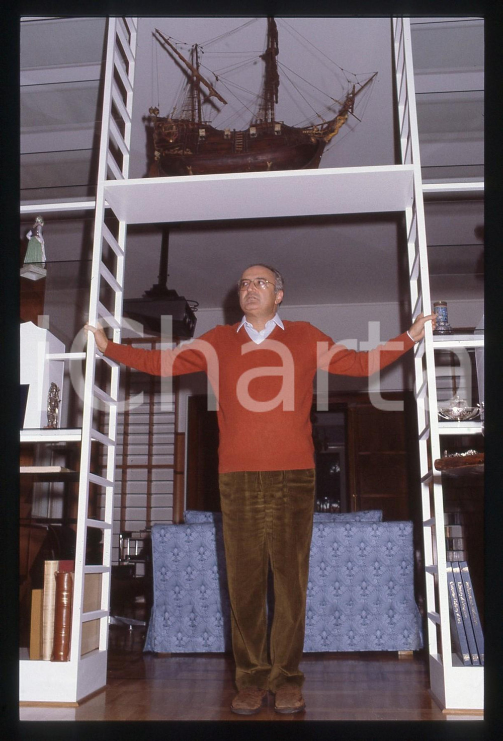 35mm vintage slide* 1990 ca ROMA MUSICA - Salvatore ACCARDO - Ritratto (6)