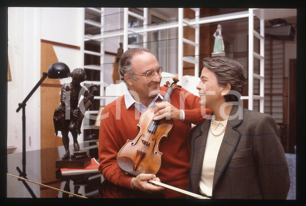 35mm vintage slide* 1990 ca ROMA Salvatore ACCARDO Resy CORSI Ritratto (1)