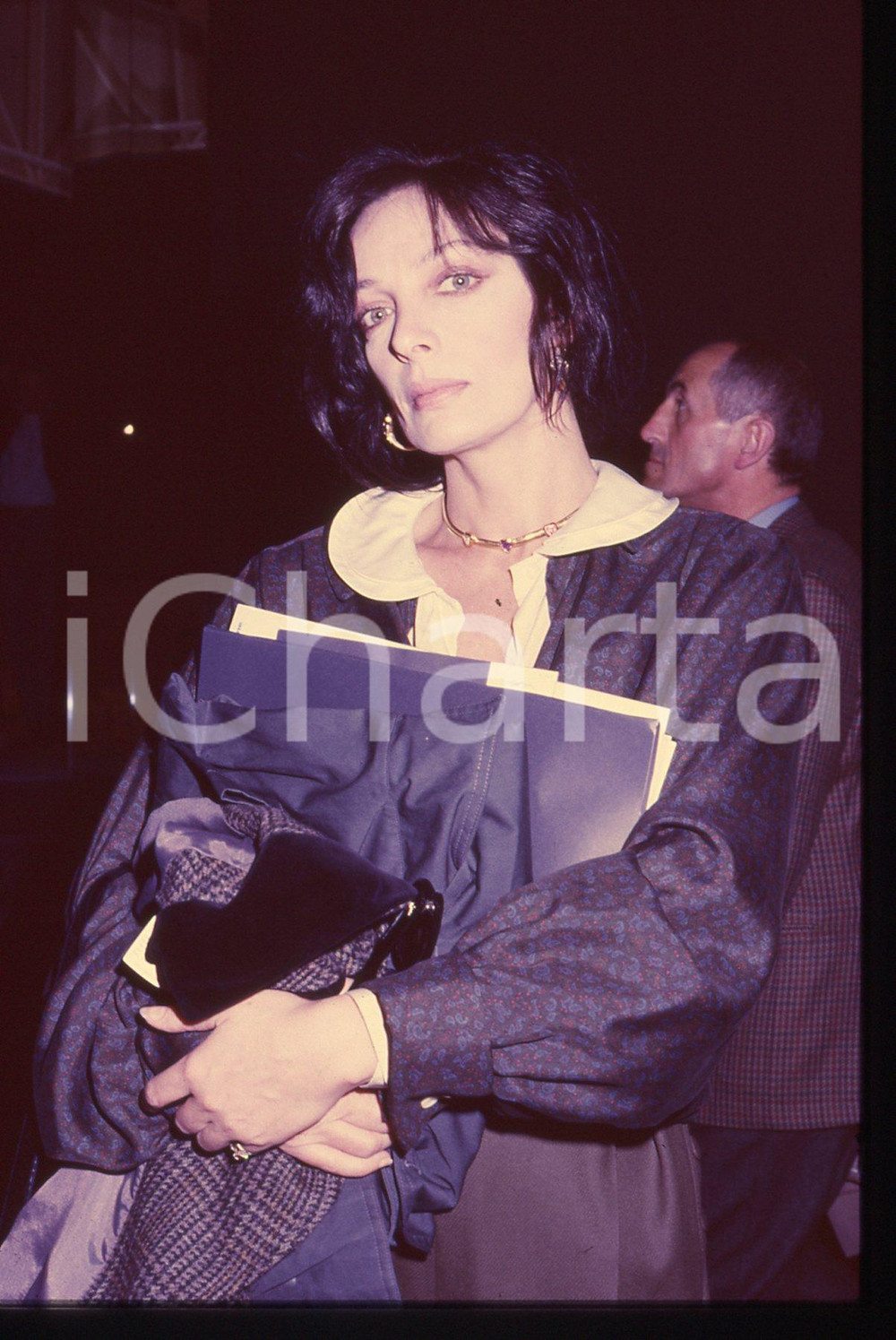 35mm vintage slide* 1985 ca MUSICA Marie LAFORÊT - Ritratto della cantante (1)