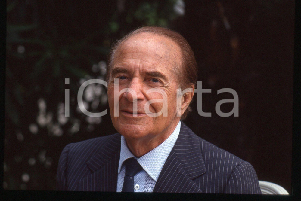 35mm vintage slide* 1992 CERNOBBIO VILLA ERBA - Rossano BRAZZI Ritratto (6)