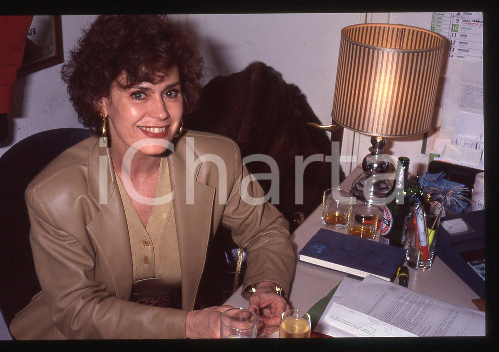 Fotografia d epoca originale 35mm vintage slide 1993 COSTUME Corinne CLERY Ritratto dell attrice 2 1