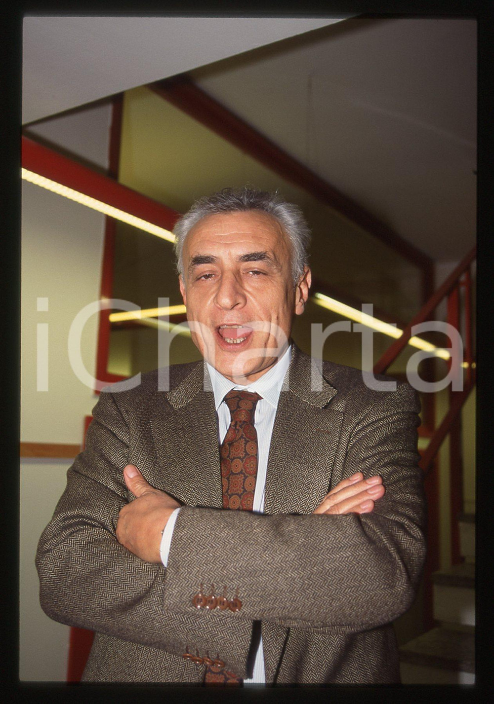 Fotografia d epoca originale 35mm vintage slide 1997 MILANO Giuseppe VACCA alla CASA DELLA CULTURA 4 1