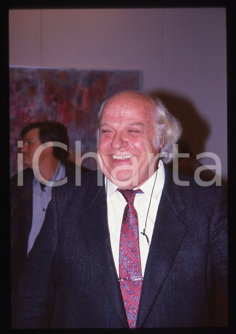 Fotografia d epoca originale 35mm vintage slide 1988 REGGIO EMILIA Marco ZAVATTINI Mostra Cesare ZAVATTINI 1 1