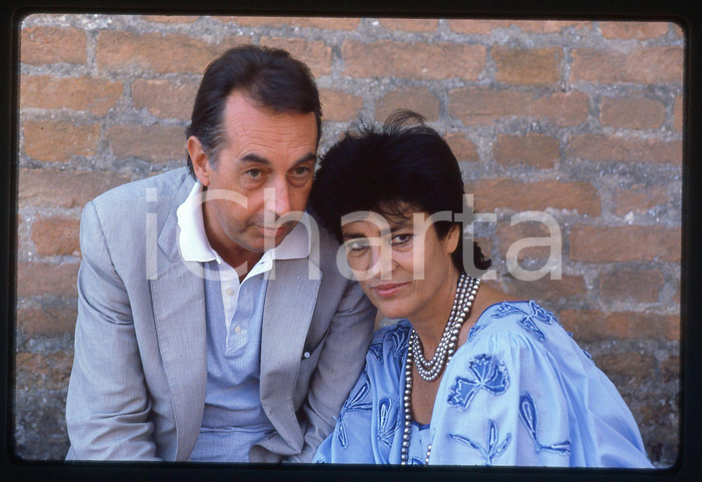 Fotografia d epoca originale 35mm vintage slide 1983 VENEZIA Maurizio SCAPARRO Irene PAPAS  Ritratto 1 1