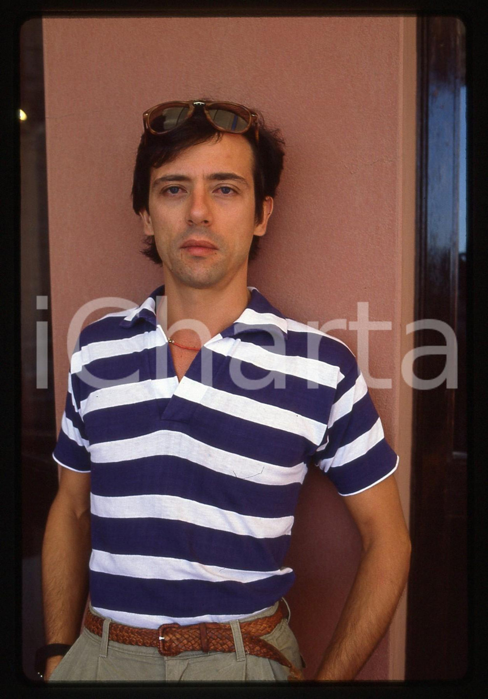 Fotografia d epoca originale 35mm vintage slide 1983 VENEZIA Mattia SBRAGIA Mostra del Cinema Ritratto 1 1