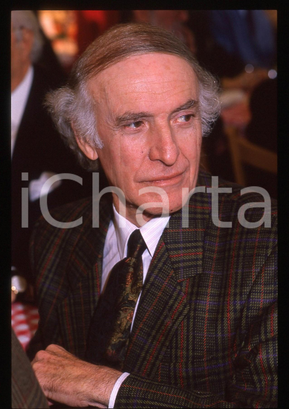 35mm vintage slide* 1989 PERCOTO (UD) Jacques BROSSE Premio NONINO - Ritratto 1