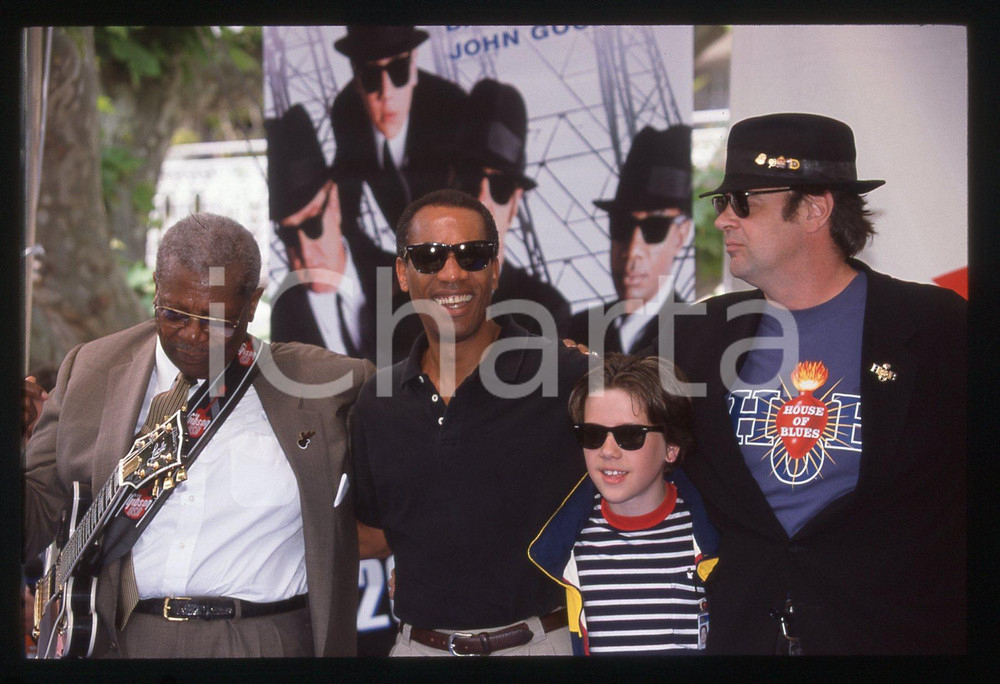35mm vintage slide* 1998 CANNES Dan AYKROYD B.B. KING Joe MORTON - Ritratto (2)