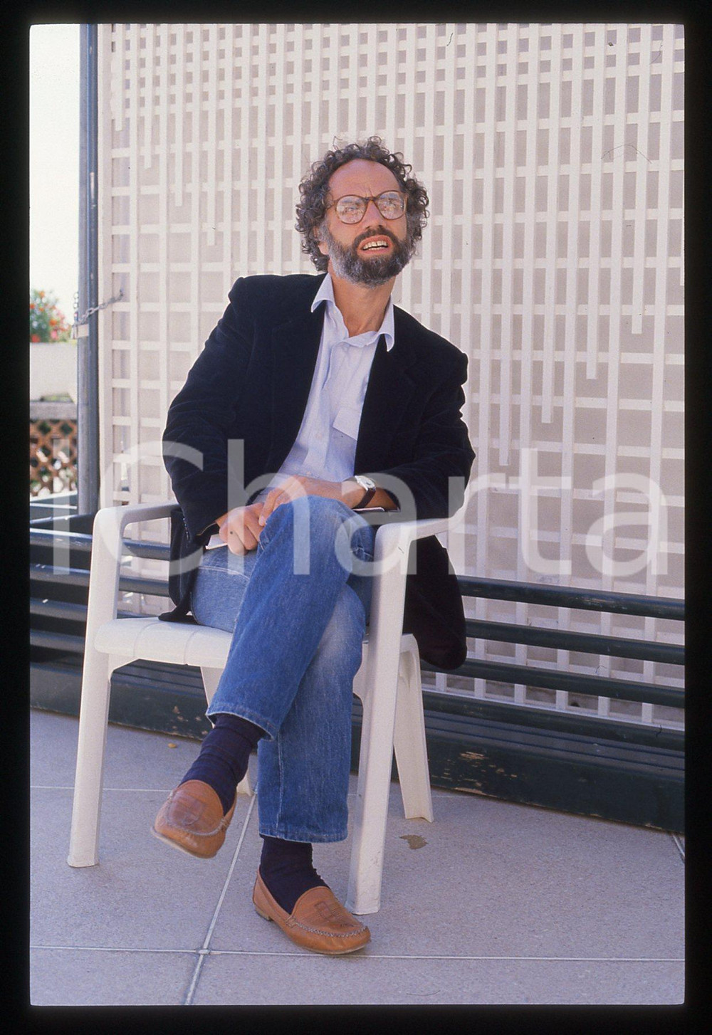35mm vintage slide* 1986 VENEZIA Markus IMHOOF - Ritratto del regista (14)