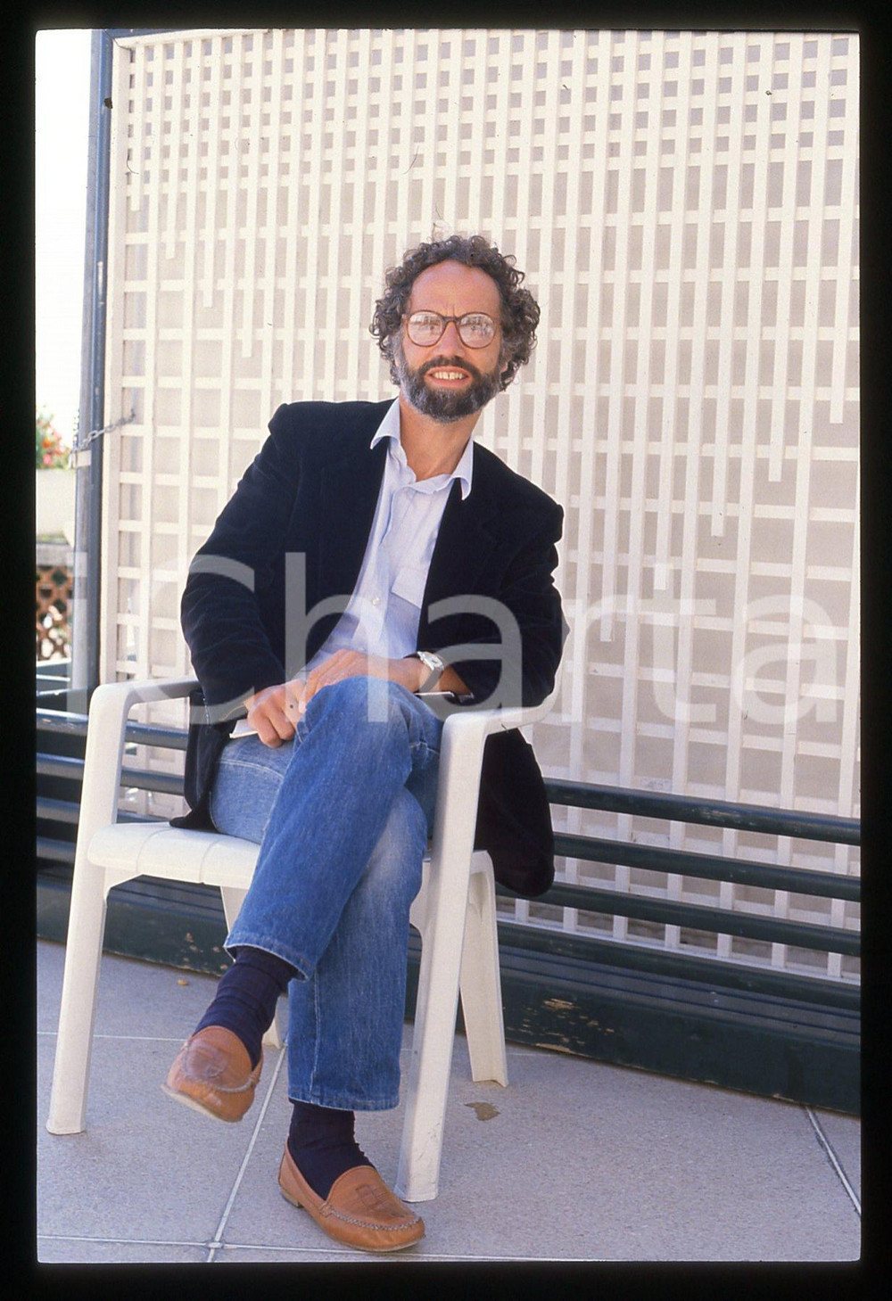 35mm vintage slide* 1986 VENEZIA Markus IMHOOF - Ritratto del regista (3)
